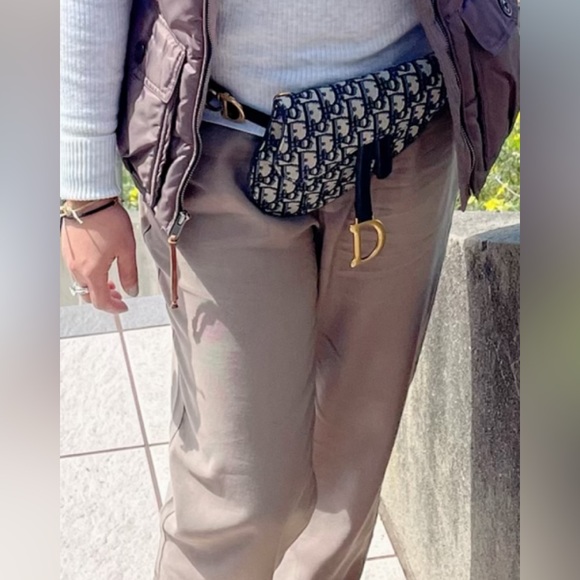 Authentic DIOR Saddle Oblique Belt Bag - Picture 7 of 16